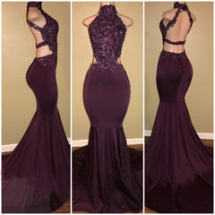 2025 Halter Sexy Sequined Mermaid Backless Bandage Prom Dresses