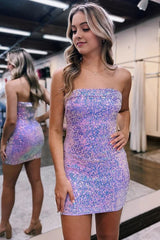 BodyCon Bottless Sequins Robe Homecoming Robe