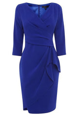 Royal Blue Satin Homecoming Dresses