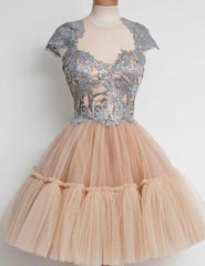 Elegant Homecoming Dresses, Knee Length Homecoming Dresses, Junior Homecoming Dresses