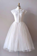 Vintage White Homecoming Dresses