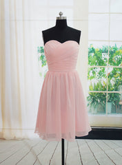 Charming Handmade Short Simple Pink Bridesmaid Dresses Pink Bridesmaid Dreses