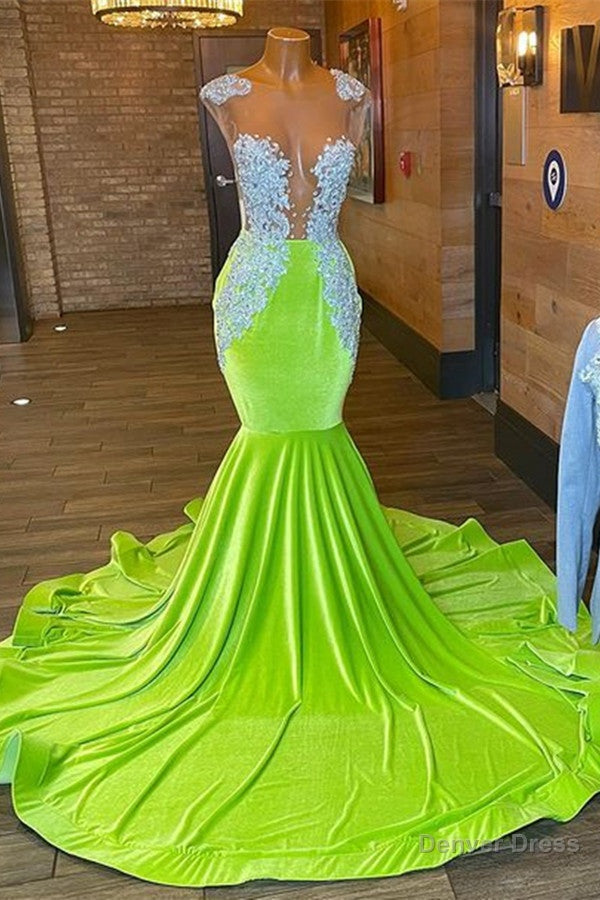 Chic Sleeveless Backless Mermaid Prom Dress With Beading