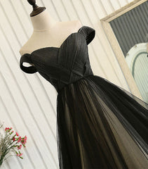 Custom Made  Tulle  Off Shoulder Long Prom Dresses, Evening Dresses