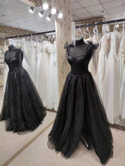 Black Tulle Dresses, Sleeveless Evening Dresses, Black Evening Gown Black Party Dresses, Wedding Guest Dresses, Corset Dresses