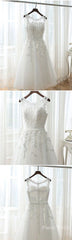 Charming A Line Lace Short Prom Dresses, Lace Homecoming Dresses