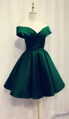 short emerald green homecoming Dresses for prom party