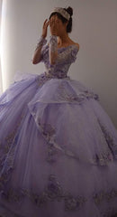 Glitter Purple Princess Dresses,Quinceanera Dresses, Sweet 16 Dresses