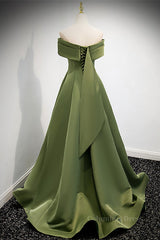 Зелене побожне троянда у формі рожеподібної довгої офіційної сукні