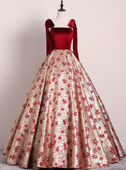 Is Now Available. Burgundy Velvet Straps Long Floor Length Quinceanera Dresses