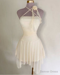 Ivory Homecoming Dresses Short Party Dress