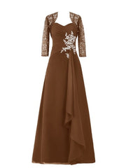 Latest Spaghetti Straps Floor-Length Beading Mother of the Bride Dresses