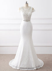 Mermaid Lace Beading Wedding Dress