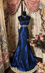 Mermaid Long Prom Dresses New Arrival Sexy Blue Evening Dresses