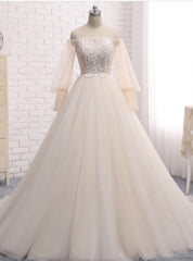 Off Shoulder Bridal Dress Applique Bridal Dress High Quality Wedding Dress