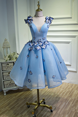 Homecoming Dresses, Blue Homecoming Dresses, Sweet 16 Dresses, Sexy Homecoming Dresses, Cute Cocktail Dresses