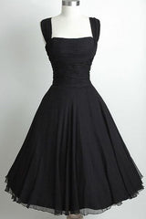 black vintage short prom Dresses 2025 homecoming Dresses vintage 1950s Dresses