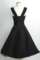 black vintage short prom Dresses 2025 homecoming Dresses vintage 1950s Dresses