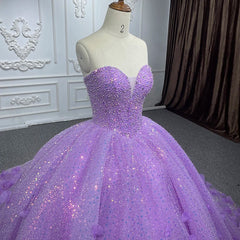 Quinceanera Dresses Sparkly Beading Appliques Evening Party Dresses Strapless Sweetheart Ball Gown