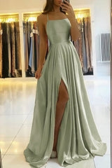 sage green prom Dresses