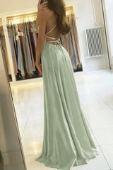 sage green prom Dresses