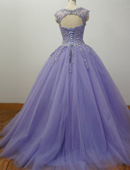 Charming Formal Dress Outfits For Women , Quinceanera Dresses For Black girls with Appliques