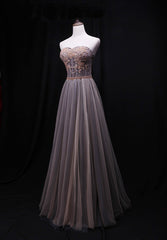 Gorgeous Tulle Sweetheart Long Prom Dress Outfits For Girls, New Party Dress