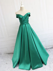 Off the Shoulder Blue/Green Long Prom Dresses For Black girls For Women, Green/Blue Off Shoulder Formal Evening Dresses