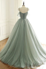 Romantic Olivia Tulle Long Prom Dresses For Black girls For Women,Ball Gown Birthday Gowns