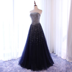 Sparkle Sequins A-line Party Dress Outfits For Women , Handmade Formal Gowns