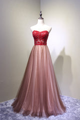 Sweetheart Tulle Prom Dress Outfits For Women , Charming Handmade Party Gown, Prom Dress